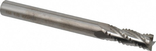 M.A. Ford 11425000 1/4" Diam 4-Flute 30&deg Solid Carbide Square Roughing & Finishing End Mill