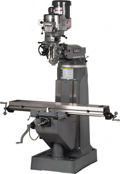 Bridgeport BPS1R08 9" x 49" Knee Milling Machine 2 hp, Variable Speed Pulley, 3 Phase