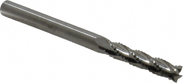 M.A. Ford 13225000 1/4" Diam 4-Flute 30&deg Solid Carbide Square Roughing & Finishing End Mill