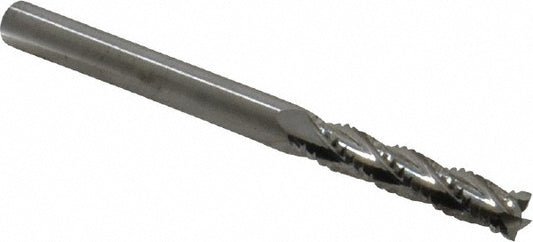 M.A. Ford 13225000 1/4" Diam 4-Flute 30&deg Solid Carbide Square Roughing & Finishing End Mill