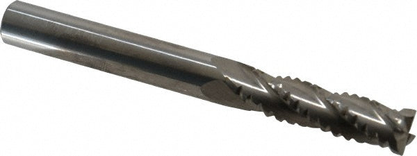 M.A. Ford 13237500 3/8" Diam 4-Flute 30&deg Solid Carbide Square Roughing & Finishing End Mill