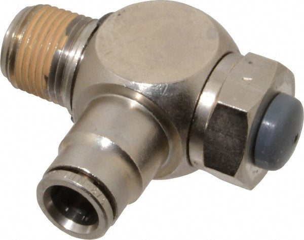 Norgren 12VB00638 Air Flow Control Valve Needle, Tube x NPT, 3/8" Tube OD