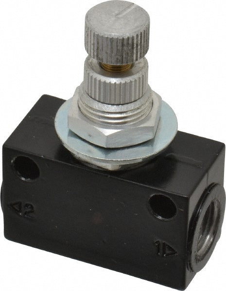Norgren T1000A1800 Air Flow Control Valve Needle, NPT, 1/8" Tube OD