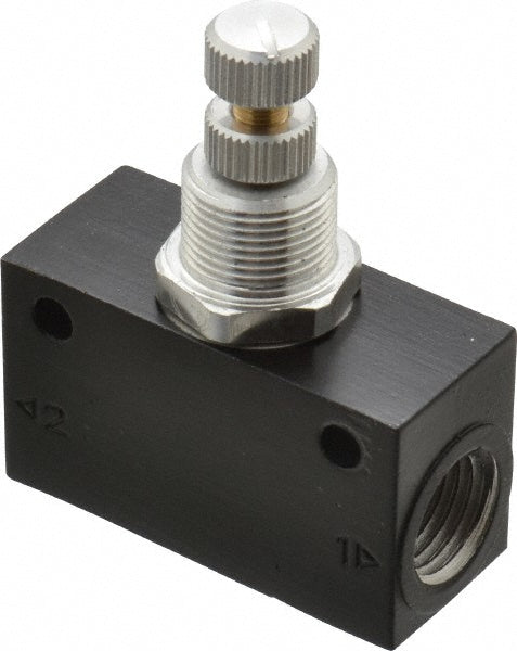 Norgren T1000A2800 Air Flow Control Valve Needle, NPT, 1/4" Tube OD