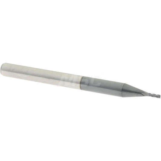 Accupro 01982131 Square End Mill 1/32'' Dia, 3/32'' LOC, 1/8'' Shank Dia, 1-1/2'' OAL, 4 Flutes, Solid Carbide