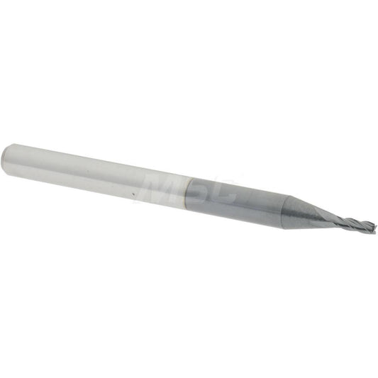 Accupro 01982149 Square End Mill 3/64'' Dia, 9/64'' LOC, 1/8'' Shank Dia, 1-1/2'' OAL, 4 Flutes, Solid Carbide