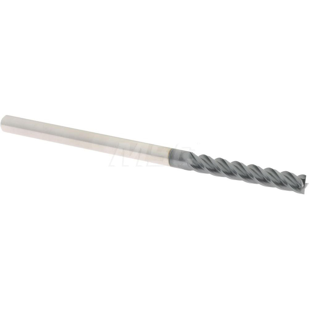Accupro 01982248 Square End Mill 1/8'' Dia, 3/4'' LOC, 1/8'' Shank Dia, 2-1/4'' OAL, 4 Flutes, Solid Carbide