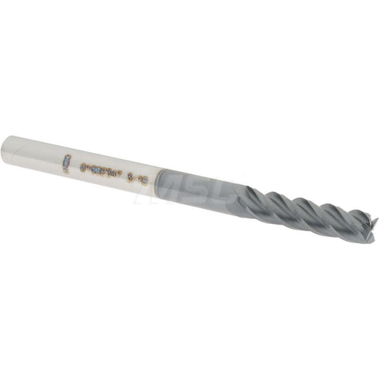 Accupro 01982347 Square End Mill 3/16'' Dia, 3/4'' LOC, 3/16'' Shank Dia, 2-1/2'' OAL, 4 Flutes, Solid Carbide