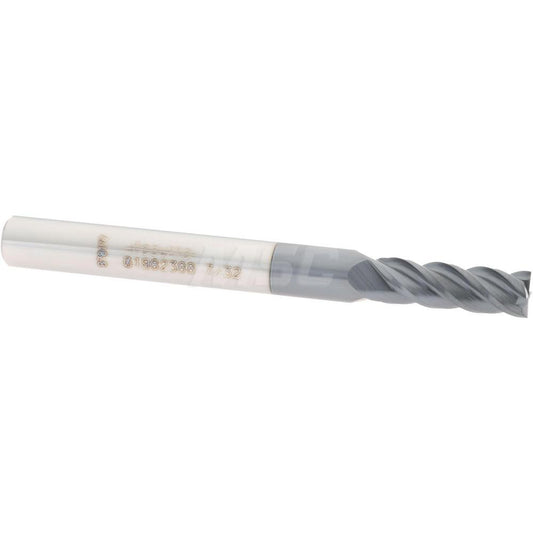 Accupro 01982388 Square End Mill 7/32'' Dia, 5/8'' LOC, 1/4'' Shank Dia, 2-1/2'' OAL, 4 Flutes, Solid Carbide