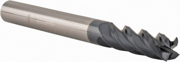Accupro 01982420 Square End Mill 1/4'' Dia, 3/4'' LOC, 1/4'' Shank Dia, 2-1/2'' OAL, 4 Flutes, Solid Carbide