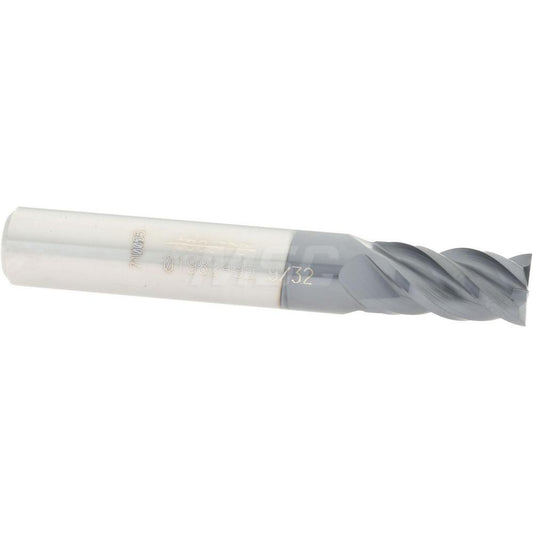 Accupro 01982495 Square End Mill 9/32'' Dia, 1/2'' LOC, 5/16'' Shank Dia, 2'' OAL, 4 Flutes, Solid Carbide