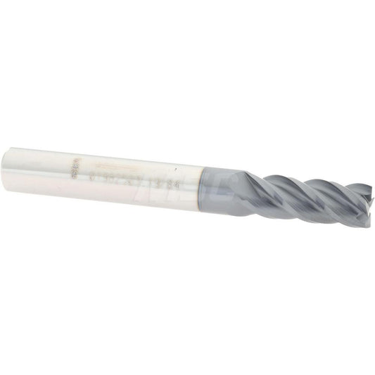 Accupro 01982503 Square End Mill 19/64'' Dia, 3/4'' LOC, 5/16'' Shank Dia, 2-1/2'' OAL, 4 Flutes, Solid Carbide