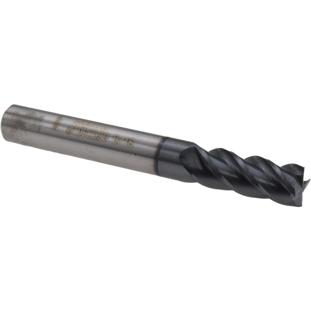 Accupro 01982529 Square End Mill 5/16'' Dia, 3/4'' LOC, 5/16'' Shank Dia, 2-1/2'' OAL, 4 Flutes, Solid Carbide