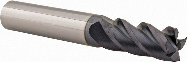 Accupro 01982628 Square End Mill 3/8'' Dia, 7/8'' LOC, 3/8'' Shank Dia, 2-1/2'' OAL, 4 Flutes, Solid Carbide