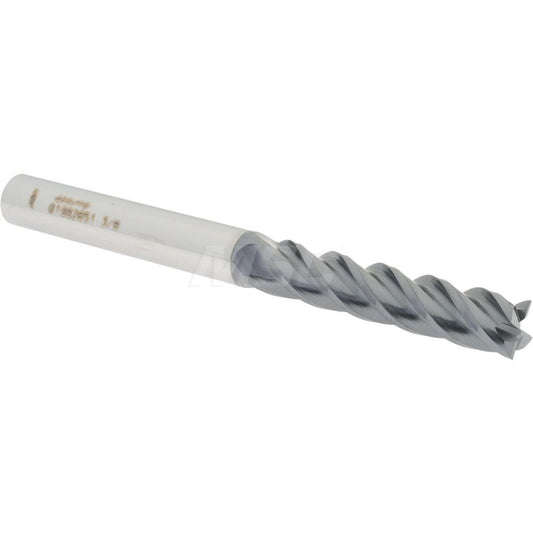 Accupro 01982651 Square End Mill 3/8'' Dia, 1-3/4'' LOC, 3/8'' Shank Dia, 4'' OAL, 4 Flutes, Solid Carbide