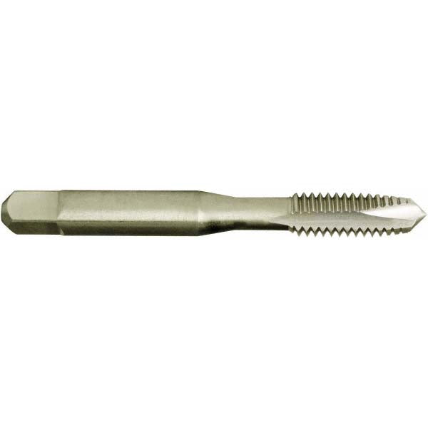 Greenfield Threading 357827 Spiral Point Tap 1/2-13 UNC, 3 Flutes, Plug, 3/3B Class of Fit, High Speed Steel, Bright Finish