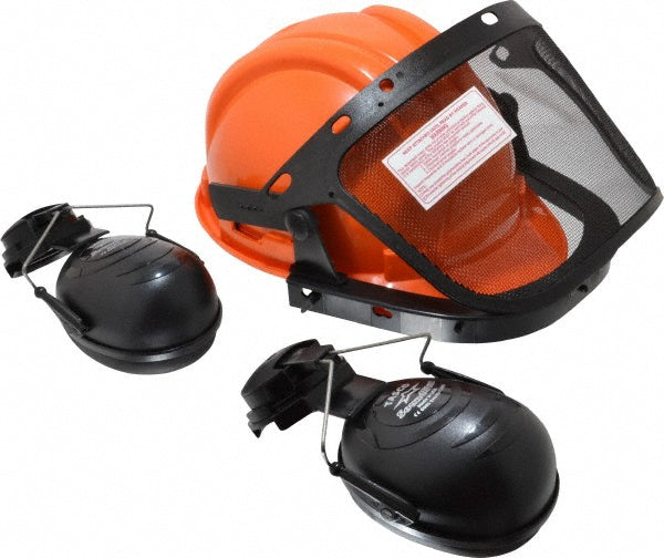 Tasco 100-06030 Hard Hat & Mesh Screen with Muffs