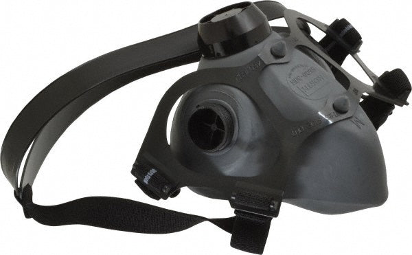 North 550030M Half Facepiece Respirator Elastomer, Threaded, Medium