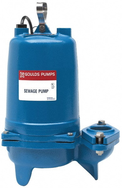 Goulds Pumps WS0511B Sewage Pump Capacitor Start, 1/2 hp, 14.5A, 115V