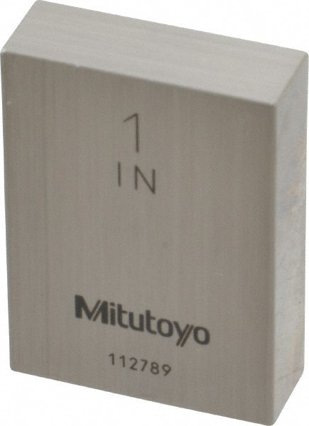 Mitutoyo 611201-531 Rectangle Steel Gage Block 1", Grade 0
