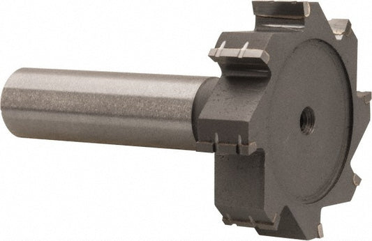 Whitney Tool Co. TC1212 Woodruff Keyseat Cutter 1.5" Cut Dia, 0.375" Cut Width, 1/2" Shank Dia, Straight Tooth