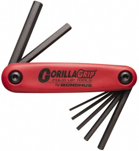 Bondhus 12592 7 Piece Fold-Up Hex Key Set