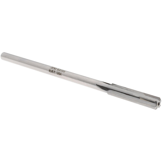 Rock River Tool Inc. 247837 Chucking Reamer 0.3740" Dia, 7" OAL, 1-3/4" Flute Length, Straight Flute, Straight-Cylindrical Shank, Carbide-Tipped