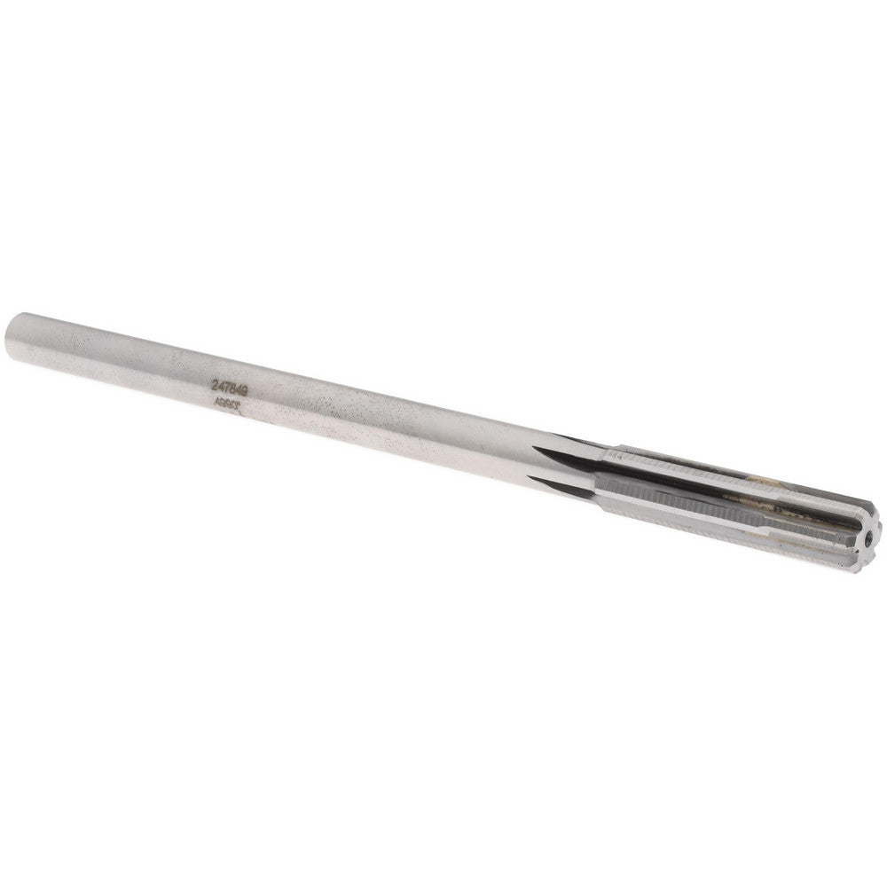 Rock River Tool Inc. 247849 Chucking Reamer 0.4990" Dia, 8" OAL, 2" Flute Length, Straight Flute, Straight-Cylindrical Shank, Carbide-Tipped