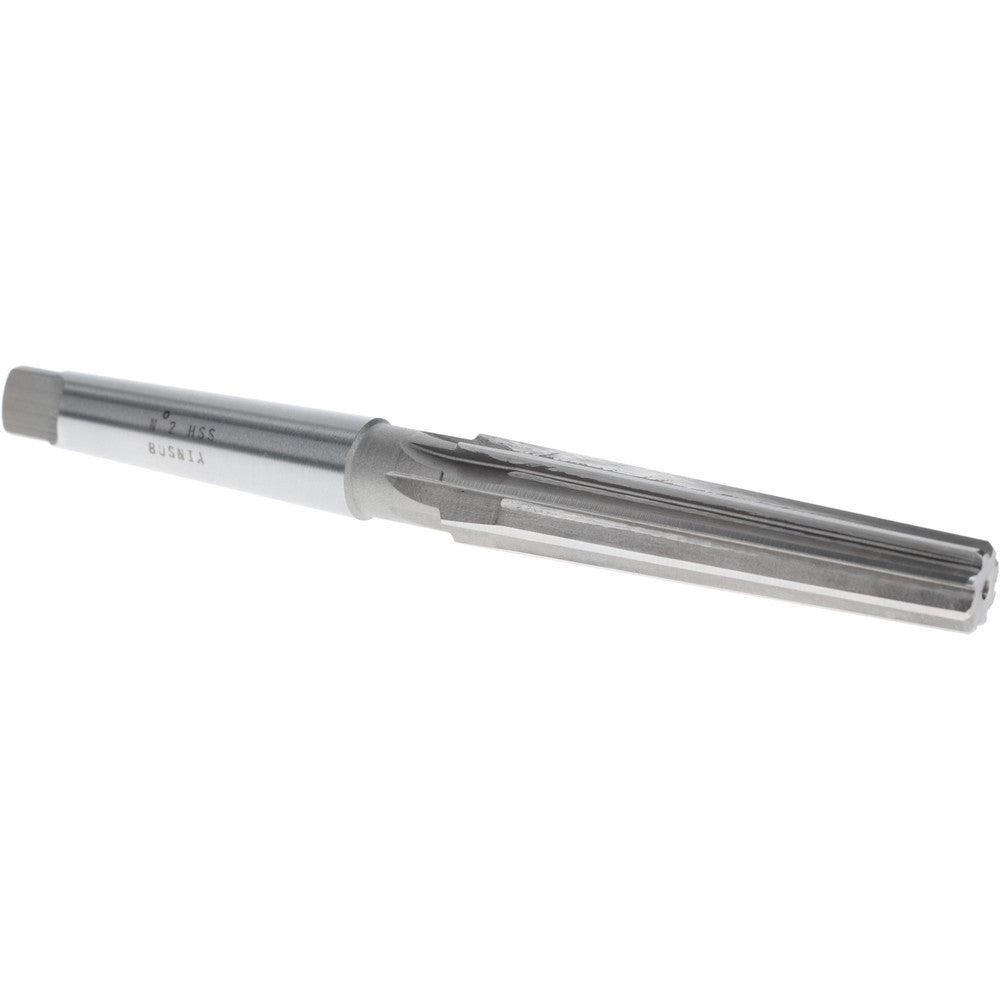 Value Collection ST09MTM2 0.5696" Small End, 0.7441" Large End, 5/8" Tapered Shank, 3-1/2" Flute, 2MT Morse Taper Reamer