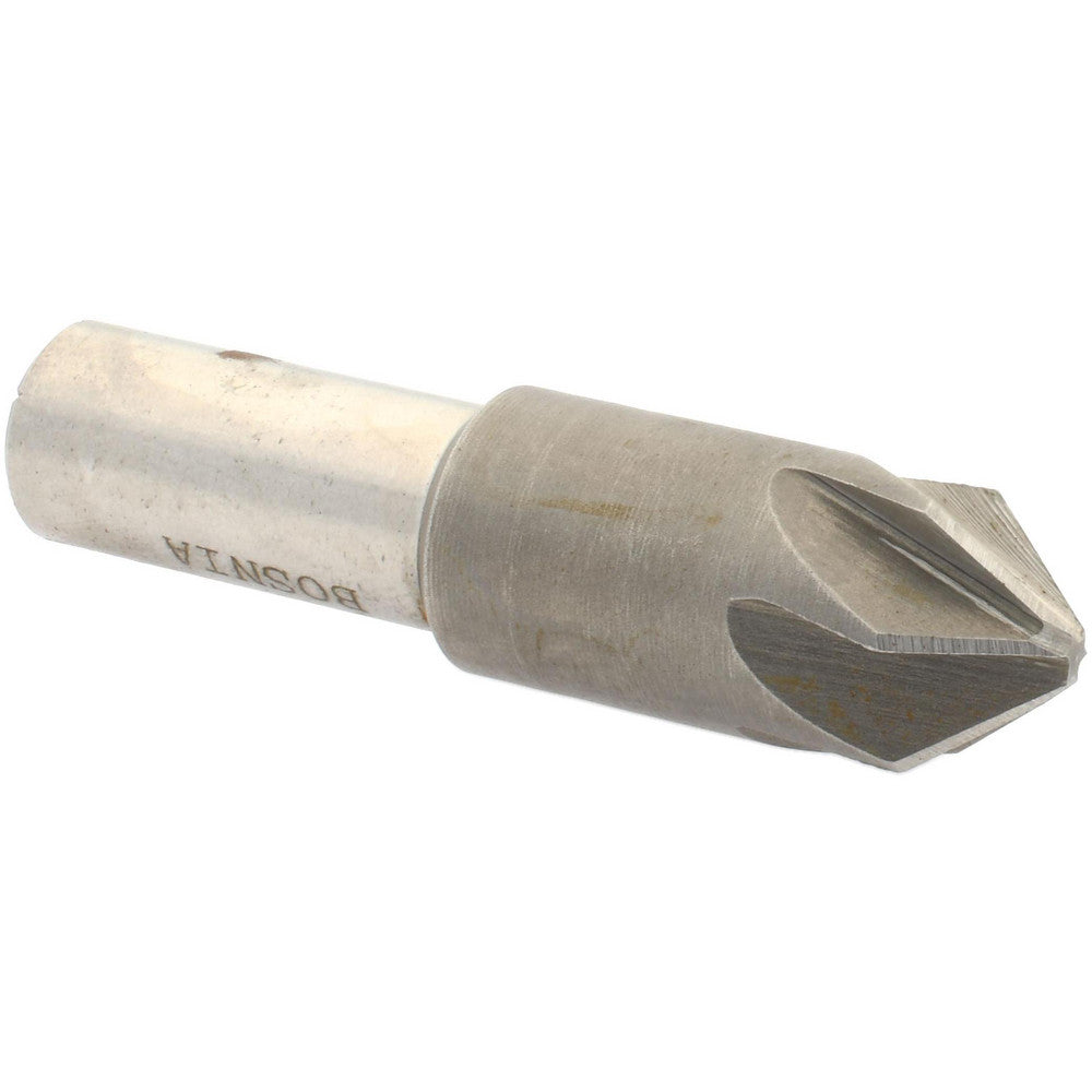 Value Collection SC2082040 Countersink 5/8" Head Dia, 82.00 deg Included Angle, 6 Flute, High-Speed Steel, Right Hand Cut