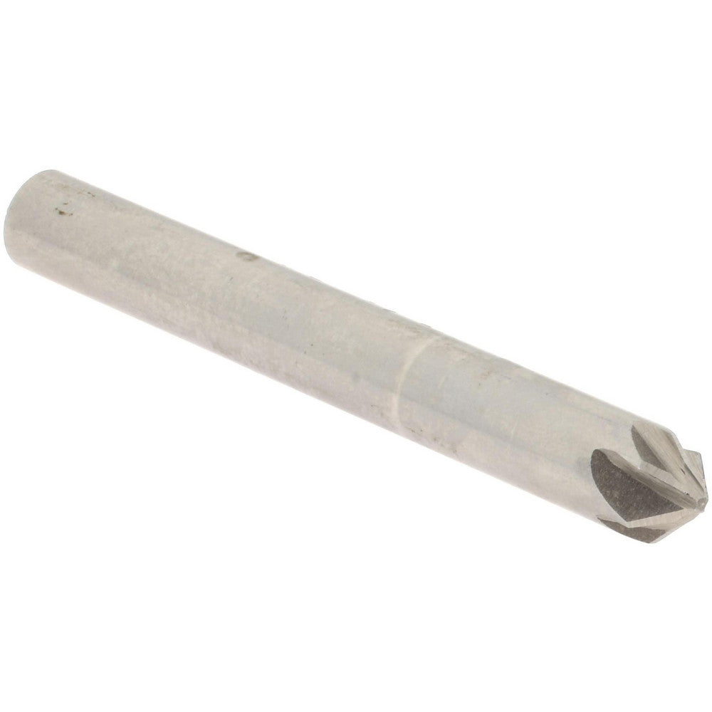 Value Collection SC2090016 Countersink 1/4" Head Dia, 90.00 deg Included Angle, 6 Flute, High-Speed Steel, Right Hand Cut