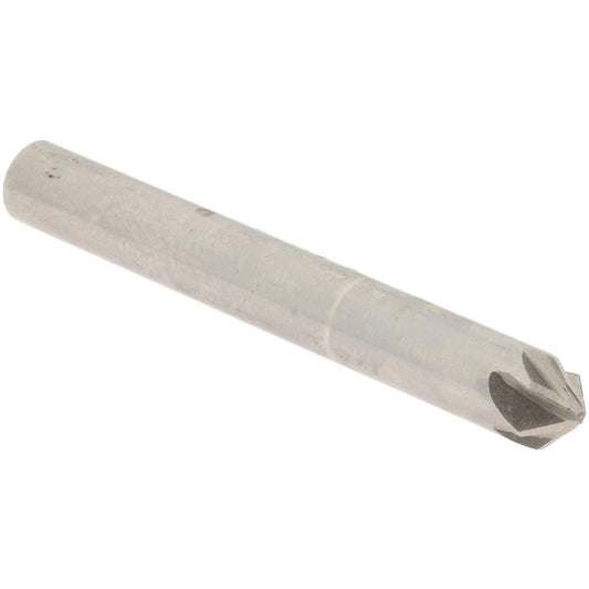 Value Collection SC2090016 Countersink 1/4" Head Dia, 90.00 deg Included Angle, 6 Flute, High-Speed Steel, Right Hand Cut