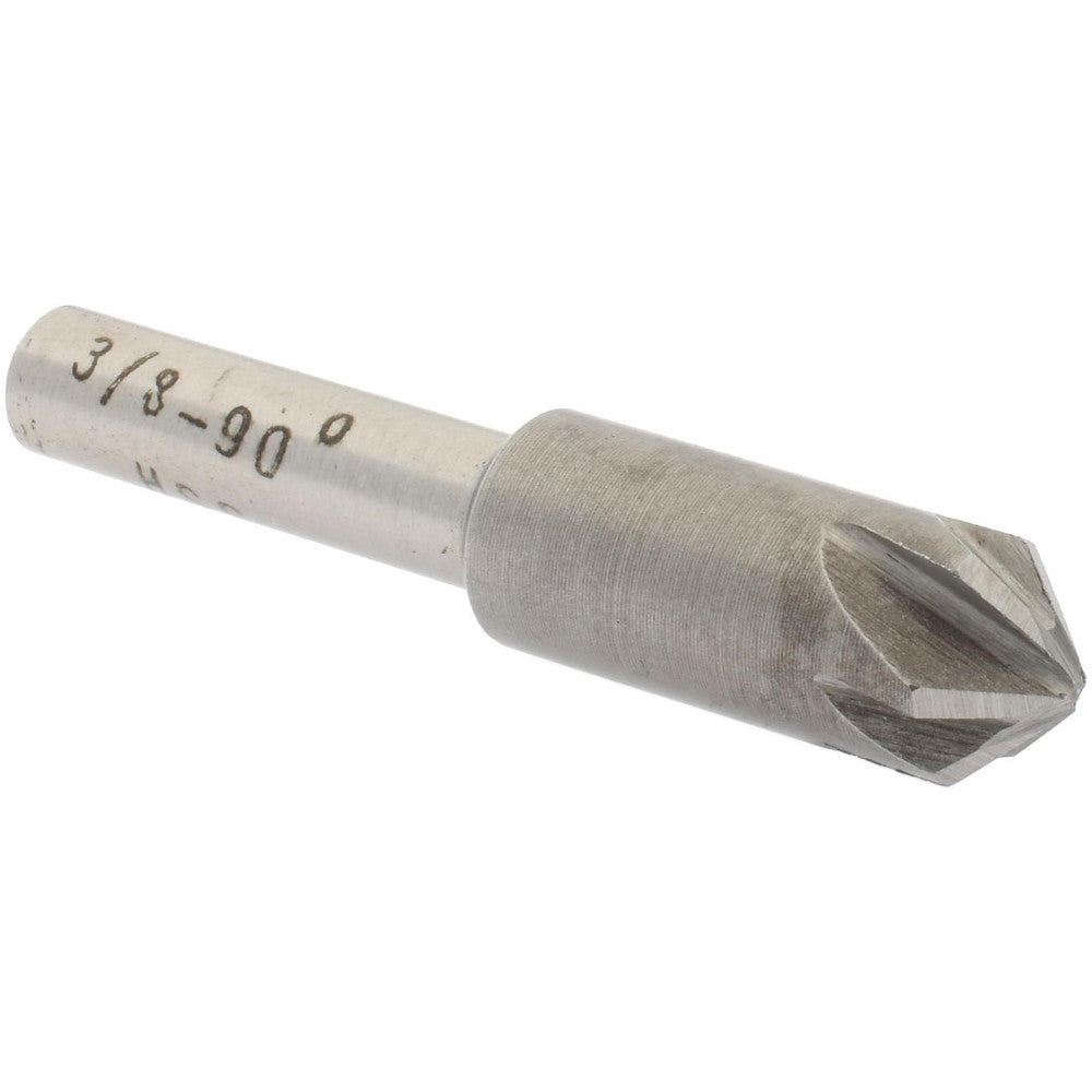 Value Collection SC2090024 Countersink 3/8" Head Dia, 90.00 deg Included Angle, 6 Flute, High-Speed Steel, Right Hand Cut