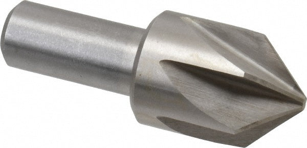 Value Collection SC2090116 Countersink 1-1/4" Head Dia, 90.00 deg Included Angle, 6 Flute, High-Speed Steel, Right Hand Cut