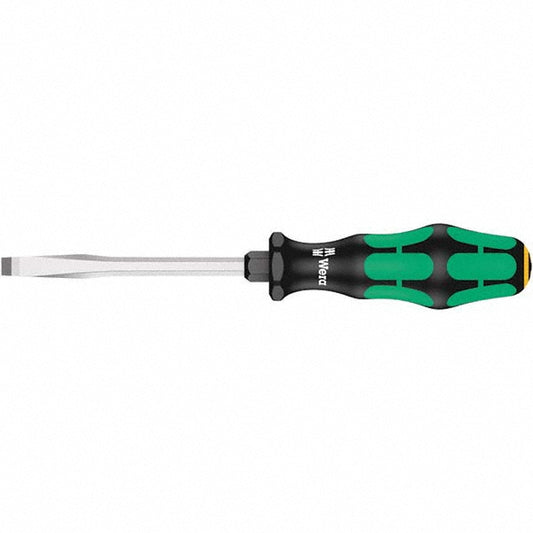 Wera 05007673001 Slotted Screwdriver 7/32" Width, 7-3/4" OAL, 4" Blade Length