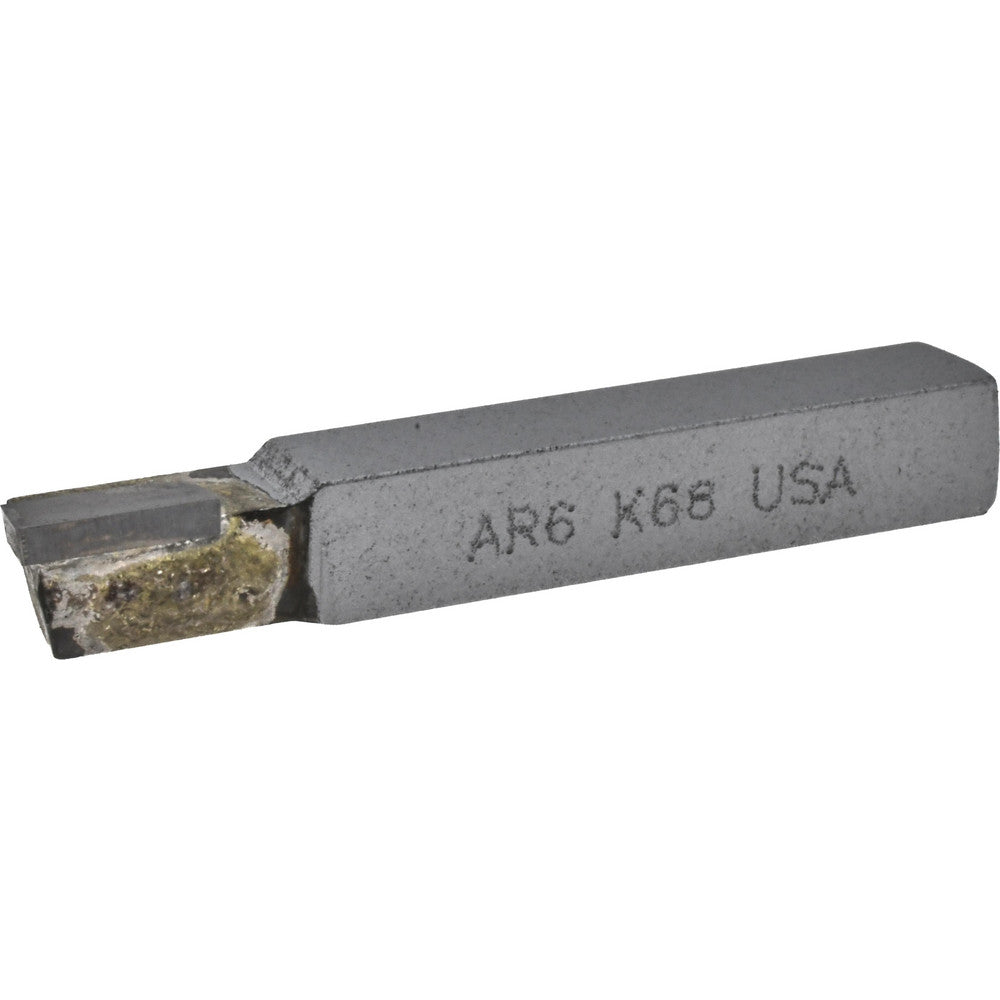 CLAPP & HANEY BRAZED TOOL 43878 Single Point Tool Bit AR-6, 3/8" Shank Width, 3/8" Shank Height, K68 Solid Carbide Tip, Right Hand