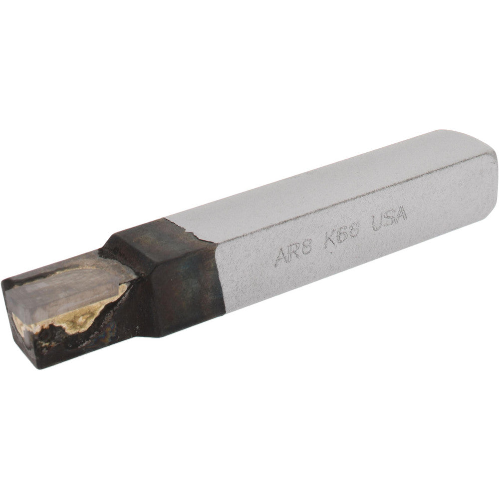 CLAPP & HANEY BRAZED TOOL 42770 Single Point Tool Bit AR-8, 1/2" Shank Width, 1/2" Shank Height, K68 Solid Carbide Tip, Right Hand