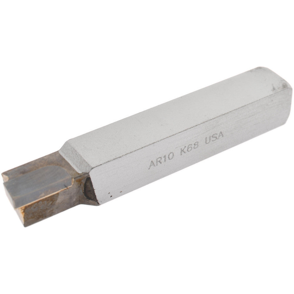 CLAPP & HANEY BRAZED TOOL 44018 Single Point Tool Bit AR-10, 5/8" Shank Width, 5/8" Shank Height, K68 Solid Carbide Tip, Right Hand