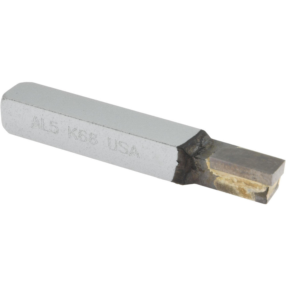 CLAPP & HANEY BRAZED TOOL 44637 Single Point Tool Bit AL-5, 5/16" Shank Width, 5/16" Shank Height, K68 Solid Carbide Tip, Left Hand