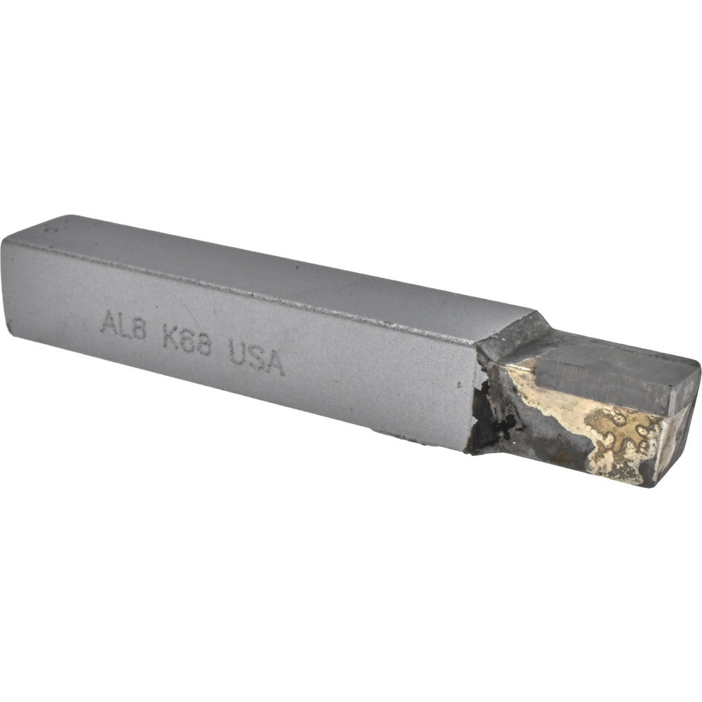 CLAPP & HANEY BRAZED TOOL 42601 Single Point Tool Bit AL-8, 1/2" Shank Width, 1/2" Shank Height, K68 Solid Carbide Tip, Left Hand
