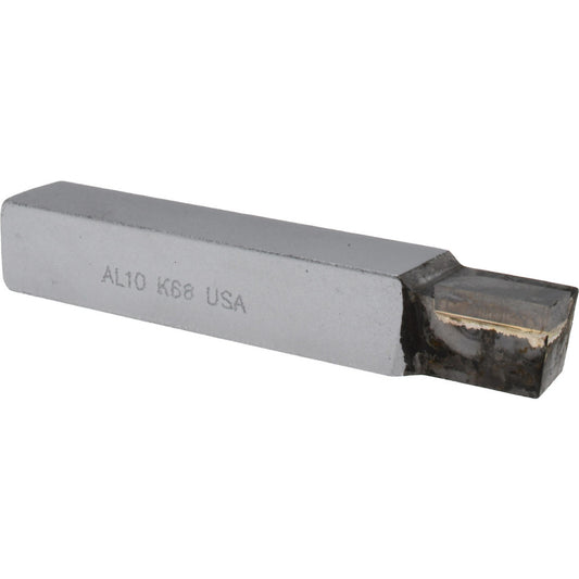 CLAPP & HANEY BRAZED TOOL 44017 Single Point Tool Bit AL-10, 5/8" Shank Width, 5/8" Shank Height, K68 Solid Carbide Tip, Left Hand