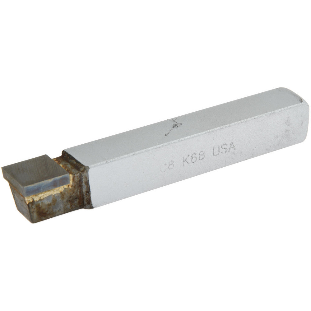 CLAPP & HANEY BRAZED TOOL 44991 Single Point Tool Bit C-8, 1/2" Shank Width, 1/2" Shank Height, K68 Solid Carbide Tip, Neutral
