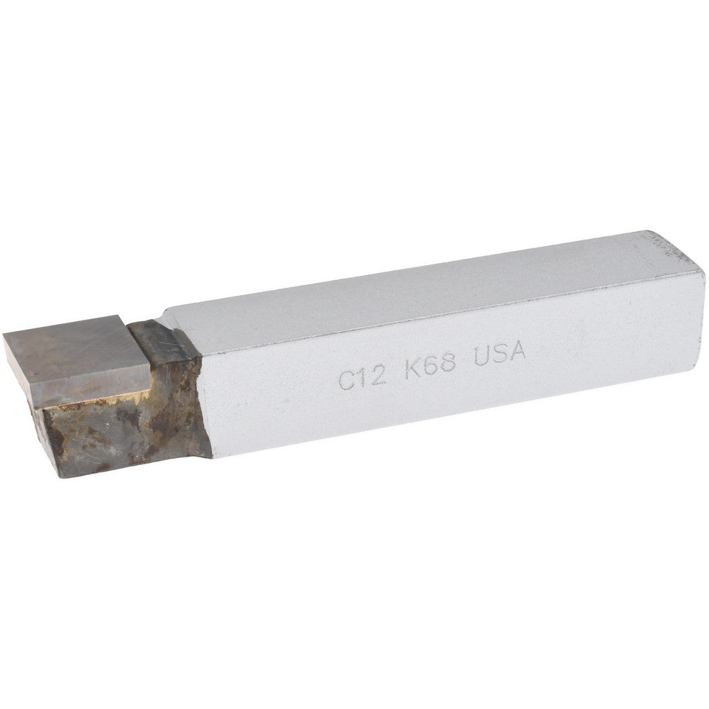 CLAPP & HANEY BRAZED TOOL 47034 Single Point Tool Bit C-12, 3/4" Shank Width, 3/4" Shank Height, K68 Solid Carbide Tip, Neutral