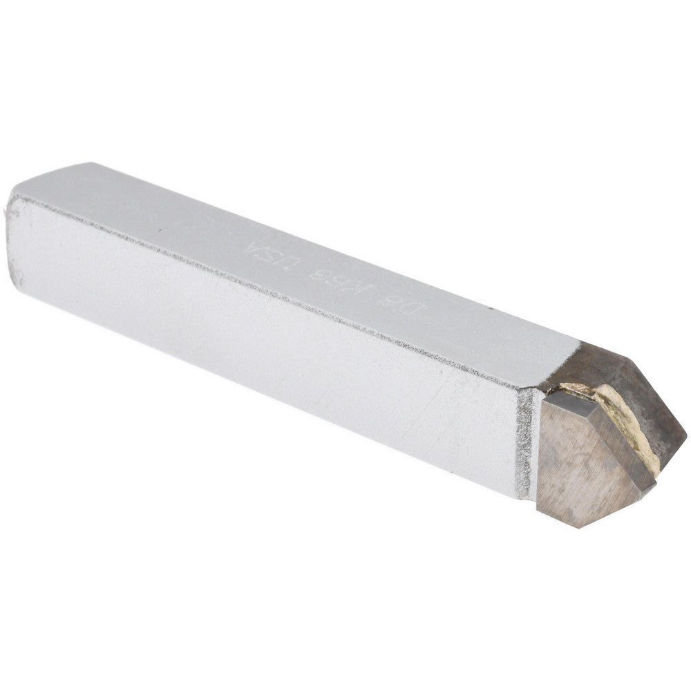 CLAPP & HANEY BRAZED TOOL 47042 Single Point Tool Bit D-8, 1/2" Shank Width, 1/2" Shank Height, K68 Solid Carbide Tip, Neutral