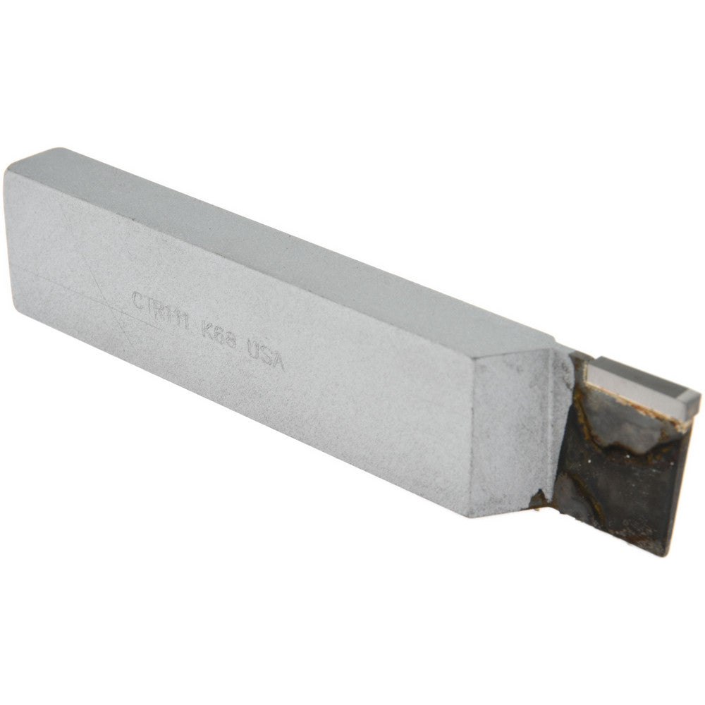 CLAPP & HANEY BRAZED TOOL 47095 Single Point Tool Bit CT-111, 1/2" Shank Width, 1" Shank Height, K68 Solid Carbide Tip, Right Hand