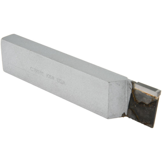 CLAPP & HANEY BRAZED TOOL 47095 Single Point Tool Bit CT-111, 1/2" Shank Width, 1" Shank Height, K68 Solid Carbide Tip, Right Hand