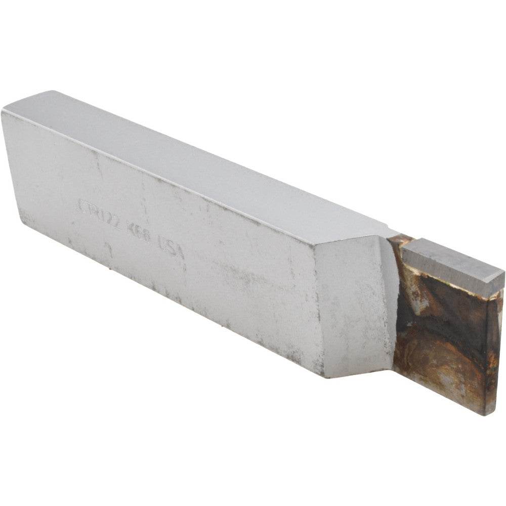 CLAPP & HANEY BRAZED TOOL 47098 Single Point Tool Bit CT-122(433), 1/2" Shank Width, 1" Shank Height, K68 Solid Carbide Tip, Right Hand