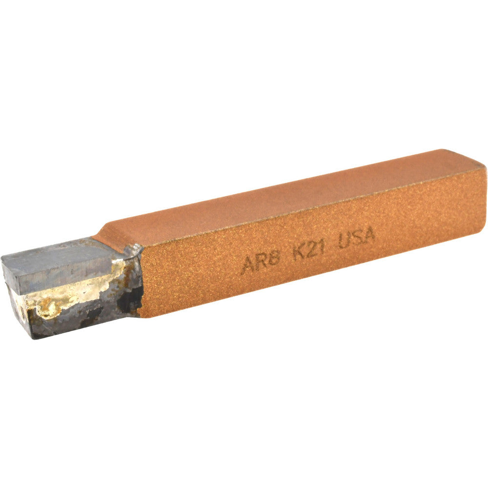 CLAPP & HANEY BRAZED TOOL 44696 Single Point Tool Bit AR-8, 1/2" Shank Width, 1/2" Shank Height, K21 Solid Carbide Tip, Right Hand