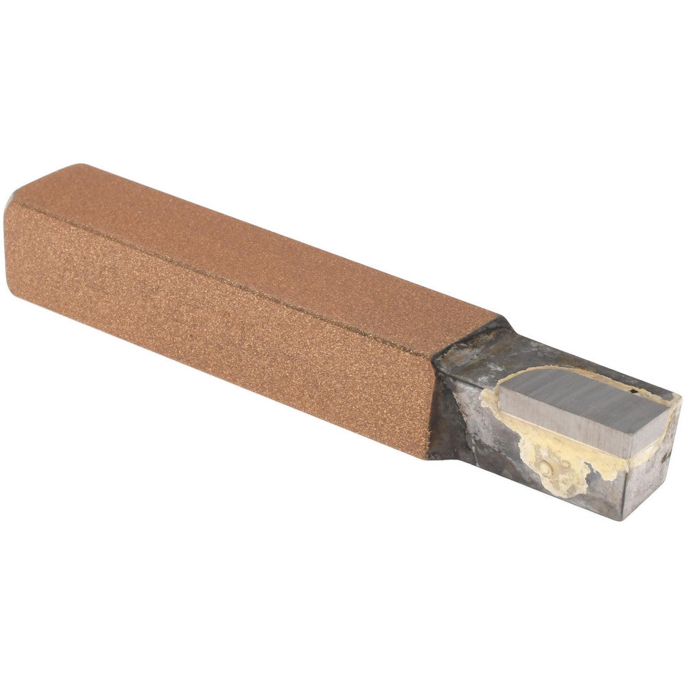 CLAPP & HANEY BRAZED TOOL 47115 Single Point Tool Bit AL-6, 3/8" Shank Width, 3/8" Shank Height, K21 Solid Carbide Tip, Left Hand