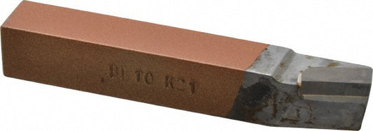 CLAPP & HANEY BRAZED TOOL 47134 Single Point Tool Bit BL-10, 5/8" Shank Width, 5/8" Shank Height, K21 Solid Carbide Tip, Left Hand